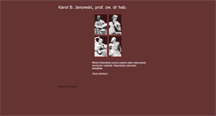 Desktop Screenshot of karol-b-janowski.waw.pl