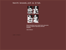 Tablet Screenshot of karol-b-janowski.waw.pl